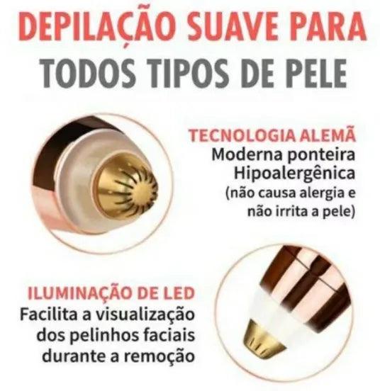 Caneta Depiladora para Pelos e Sobrancelhas Clean Elegancy (ÚLTIMAS UNIDADES) - Kamuui ®