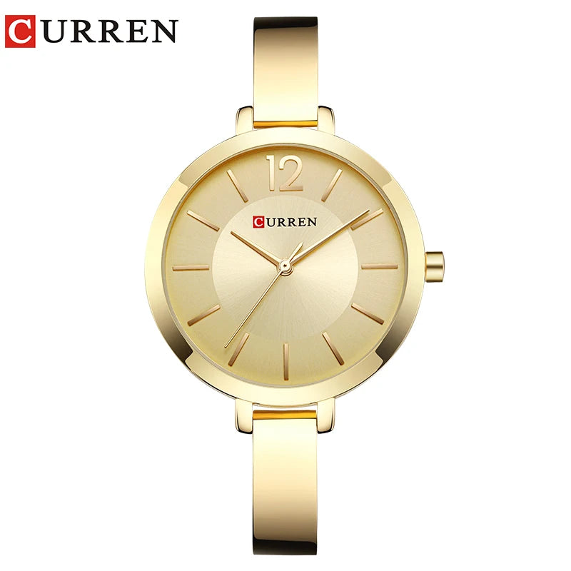 Relógio Feminino Luxo Slim Imperial Curren Original