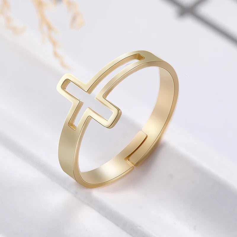 Anel Religioso Ajustável Imperial ® [Banhado a Ouro 18k] - Kamuui ®